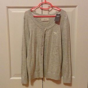 Abercrombie and Fitch grey sweater
