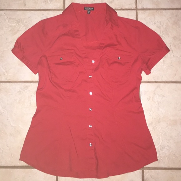 Women's Express Essential Button up