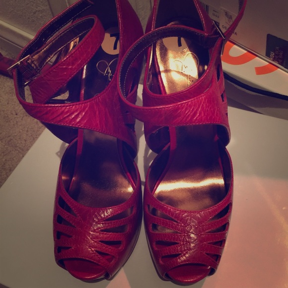 red Jessica Simpson