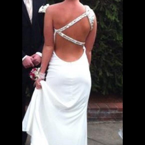 Alyce B'Dazzle 35578 One Shoulder Dress - Picture 3 of 3