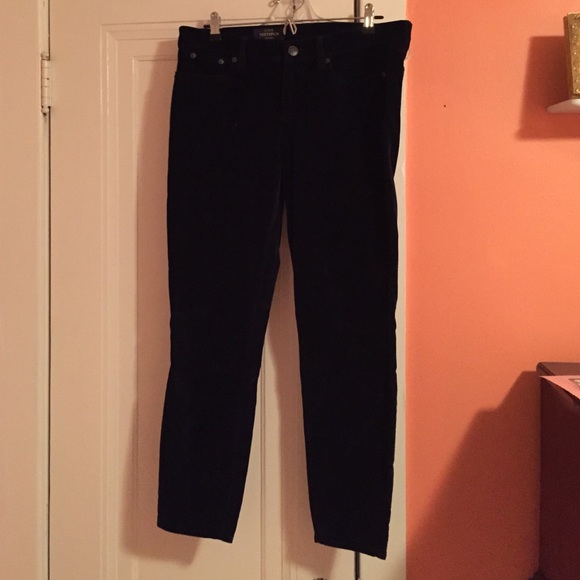 J. Crew Velvet Toothpick Ankle