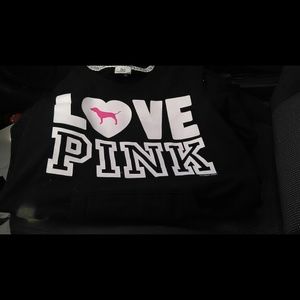Pink crew neck