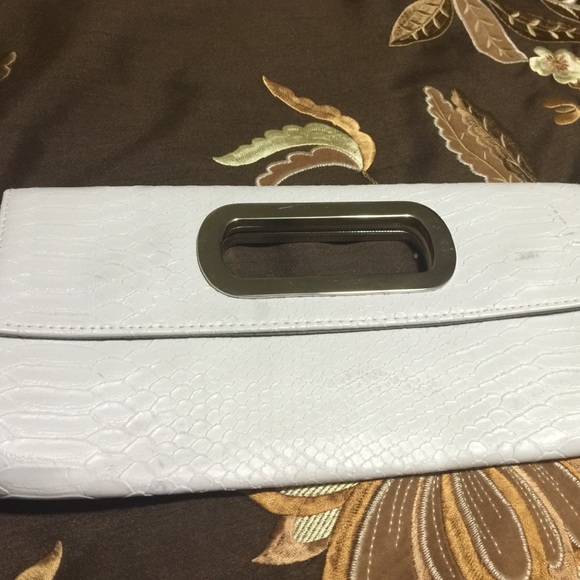 Express white purse hanbag