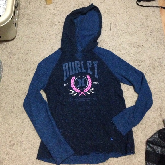 HURLEY thin hoodie size M.