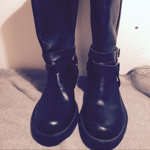 black boots