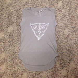 Guess Cap Sleeve Muscle Tee Like New Sz. XS