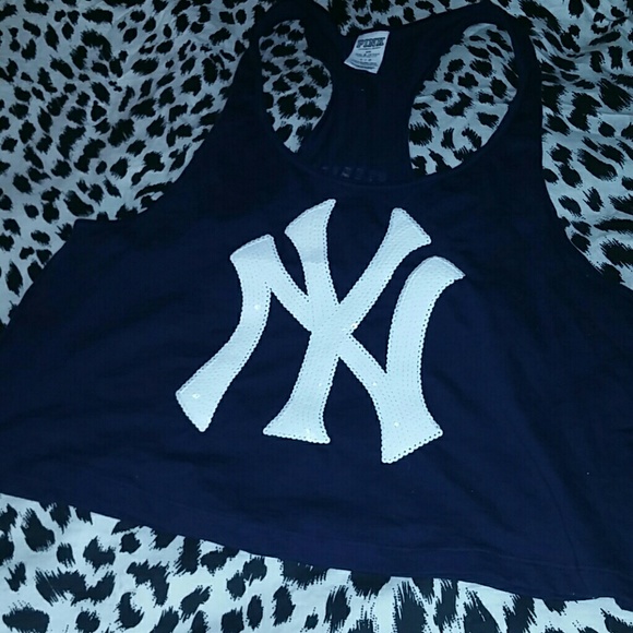 Victoria Secret Yankees Sequin Tank
