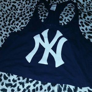 Victoria Secret Yankees Sequin Tank