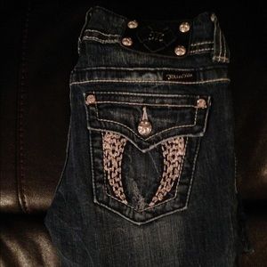 Miss Me jeans size 27x30. Fits more like a 26.
