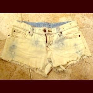 Ralph Lauren Stone washed dirty jean shorts