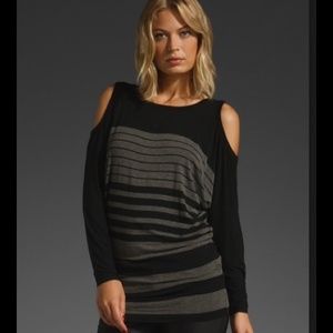 Sale 💖Bailey 44 Striped Tunic Black/Grey. Size Sm