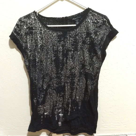 Black and Silver blouse