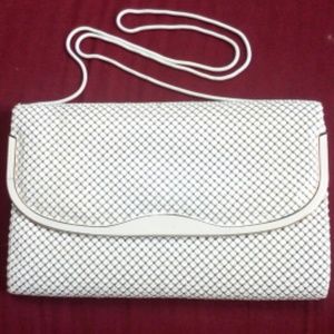 Vintage White Metal Bag