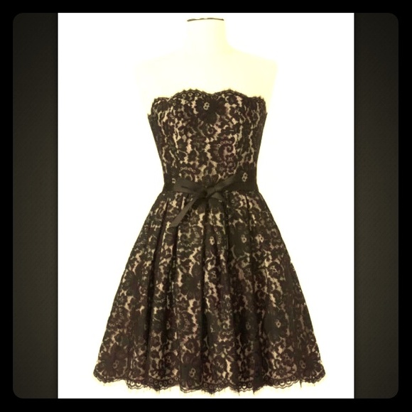 Neiman Marcus dress Black and Tan