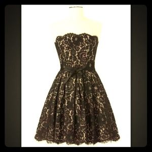 Neiman Marcus dress Black and Tan