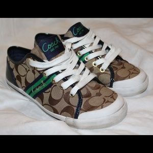 Coach low top sneakers/tennis shoes
