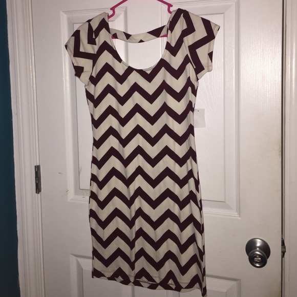 NWT Charlotte Russe chevron dress