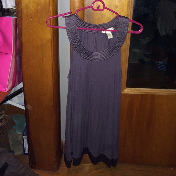 Purple kinda grey long sleeveless shirt
