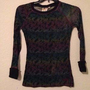 Roxy Long Sleeve Print Sweatshirt