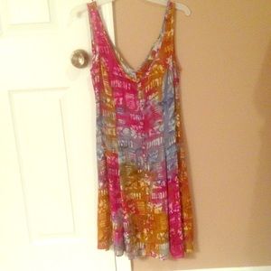 Batik Tribal Print Colorful Sundress