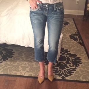 Rock Revival Alanis Capri jeans in Sz 28x23 1/2