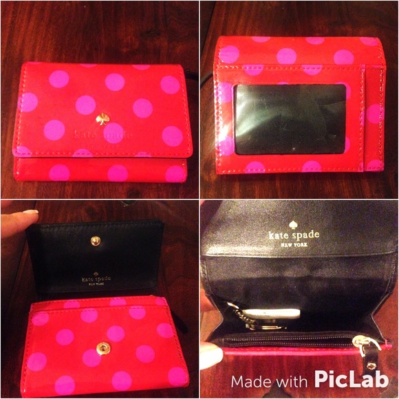 Kate Spade Polka Dot Mini Wallet