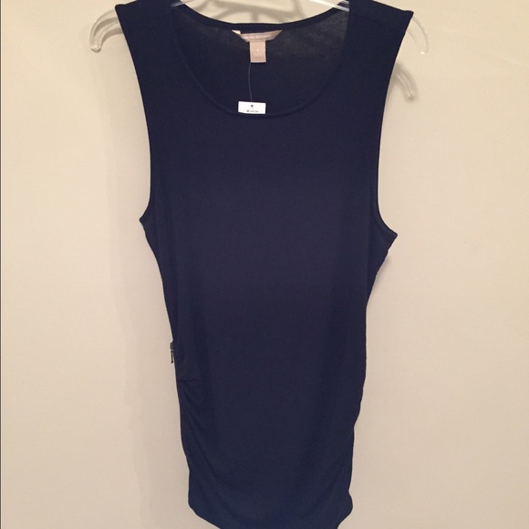 Banana Republic sleeveless black shirt