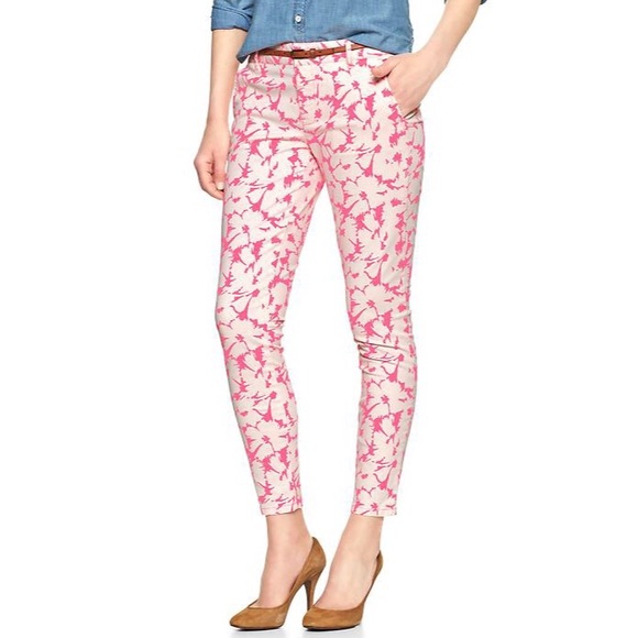 Gap Skinny Mini Skimmer Khaki Pants