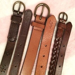 Hollister leather belts