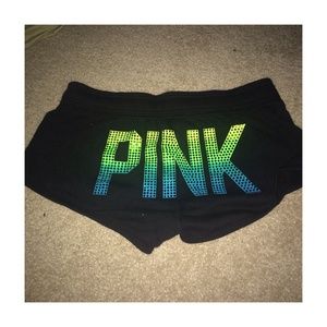 • VS Pink Bling Shorts •