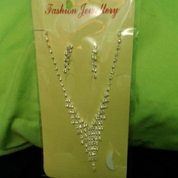 Necklace and earrings