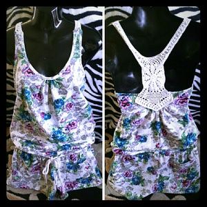 ~*SOLD!*~ Women's Floral Romper by Self Esteem