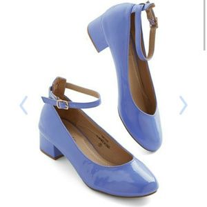 Modcloth Literary Luck Periwinkle Heel