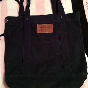 Abercrombie and Fitch canvas tote bag