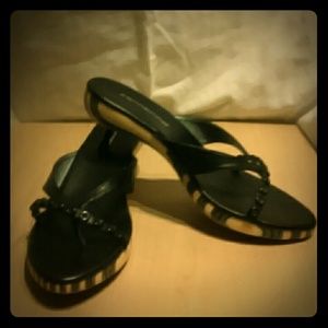 Italiano Zebra Wood Sol? Sandal