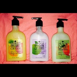 Bath and body lotions