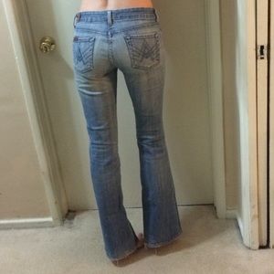 7 for All Mankind Denim Flare Jeans, Size 26.