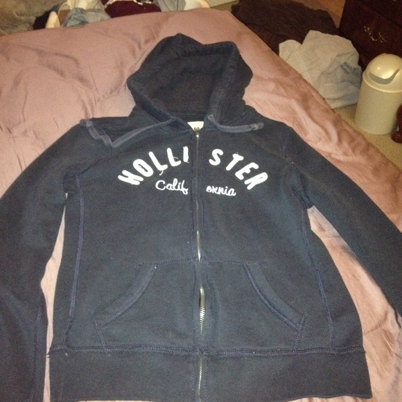 Navy blue Hollister jacket