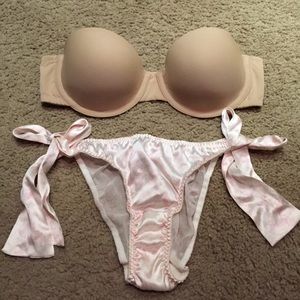 👙Skin color Bra and silky Pink Bra🎀✨final sale✨