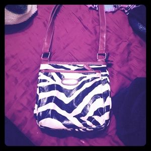 Red zebra Rossetti handbag