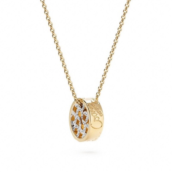 SALE 🎉Coach Necklace w/crystals
