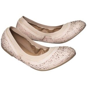 Gorgeous Mossimo rhinestone covered  flats