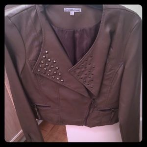 Brown embellished jacket! Only worn once.