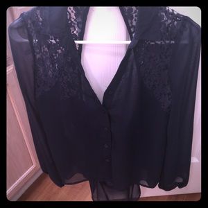 Navy Blue Blouse!
