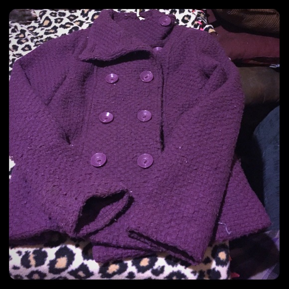 Pea coat💜