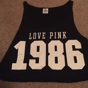 Pink crop top