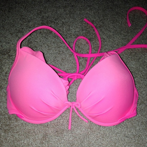 Pink Push Up Swim Top