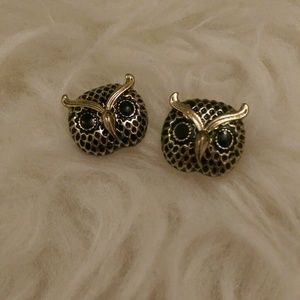 Owl Large Stud Earrings