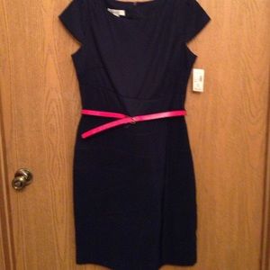Navy Blue Dress Barn Dress