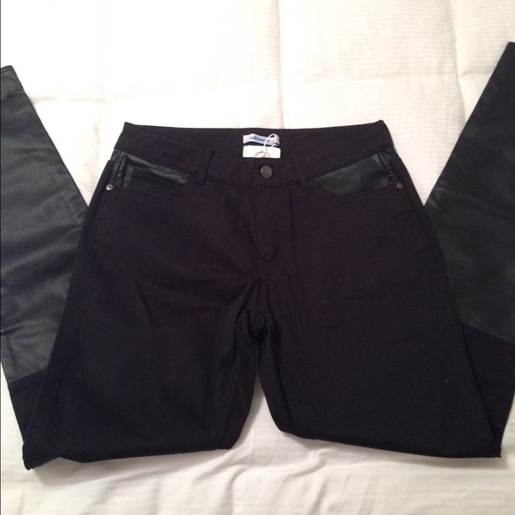 Leather sided jeans - Picture 2 of 4